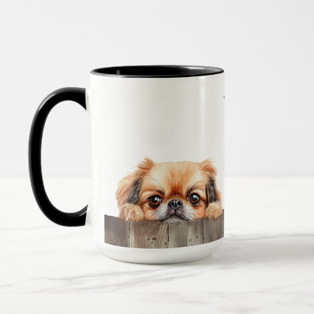 Pekingese Hunde Tasse (Links)
