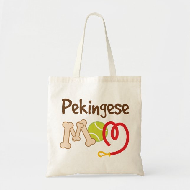 Pekingese Hundezucht-Mama-Geschenk Tragetasche (Vorne)