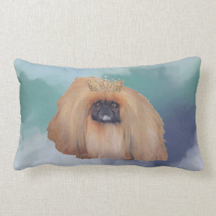 Pekingese Ice Princess Lendenkissen