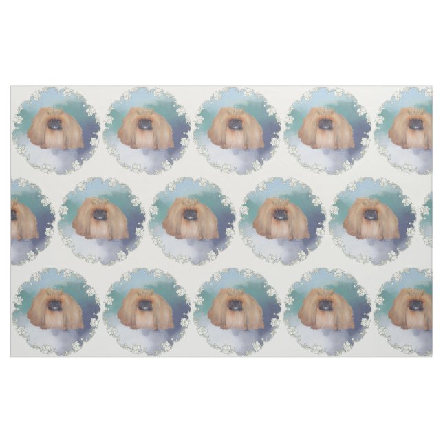 Pekingese Ice Princess Stoff (Fat Quarter (45,7 x 55,9 cm))