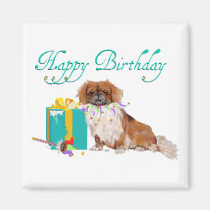 Pekingese in Partystimmung Magnet