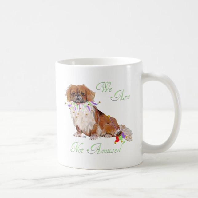 Pekingese ist nicht verwirrt kaffeetasse (Rechts)