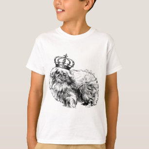 Pekingese Kronen-Hund königlich T-Shirt