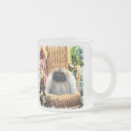 Pekingese Kunstgeschenke Mattglastasse