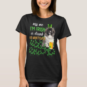 Pekingese küss mir, ich bin irisch oder Betrunken T-Shirt