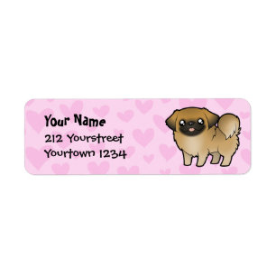 Pekingese Liebe (Welpe geschnitten)
