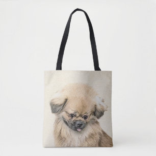 Pekingese Malerei - Niedliche Original Hunde Kunst