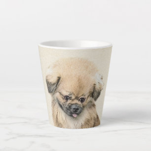 Pekingese Malerei - Niedliche Original Hunde Kunst Milchtasse