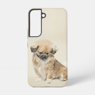 Pekingese Malerei - Niedliche Original Hunde Kunst Samsung Galaxy Hülle