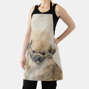 Pekingese-Malerei - Süße originale Hundekunst Schürze