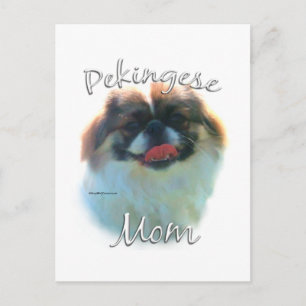 Pekingese Mama 2 Postkarte
