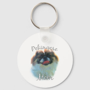 Pekingese Mama 2 Schlüsselanhänger