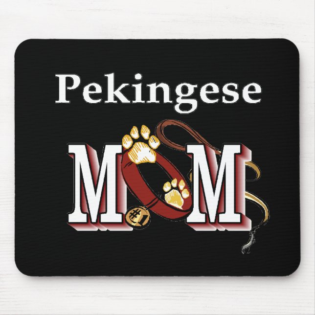 Pekingese MAMA Geschenke Mousepad (Vorne)