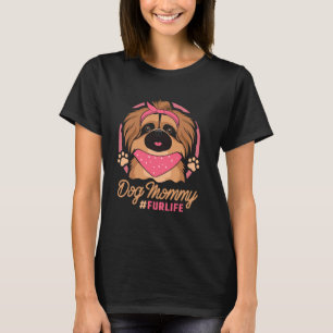 Pekingese Muttertier - Mama des Hauses Lebensdauer T-Shirt