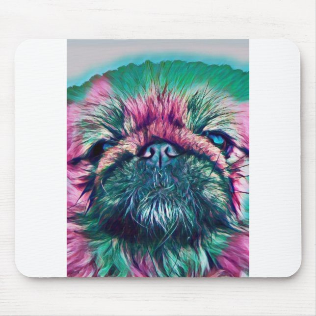 Pekingese Portrait Mousepad (Vorne)