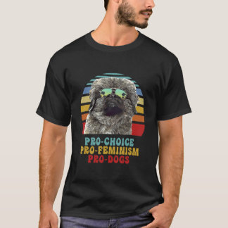 Pekingese Pro Choice Pro Feminism Pro Hunde T-Shirt