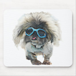 Pekingese Rockstar Mongo Mousepad
