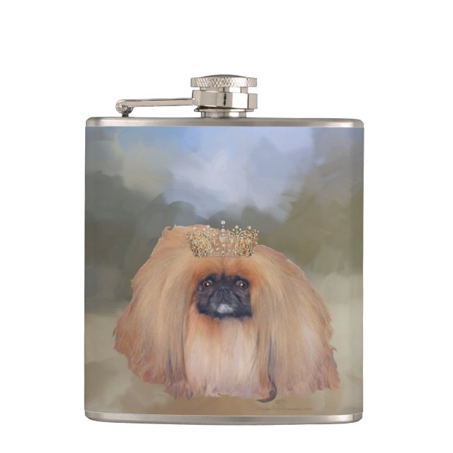 Pekingese Royal Flachmann (Vorderseite)