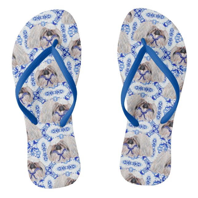 Pekingese Sailor Flip Flops (Fußbett)