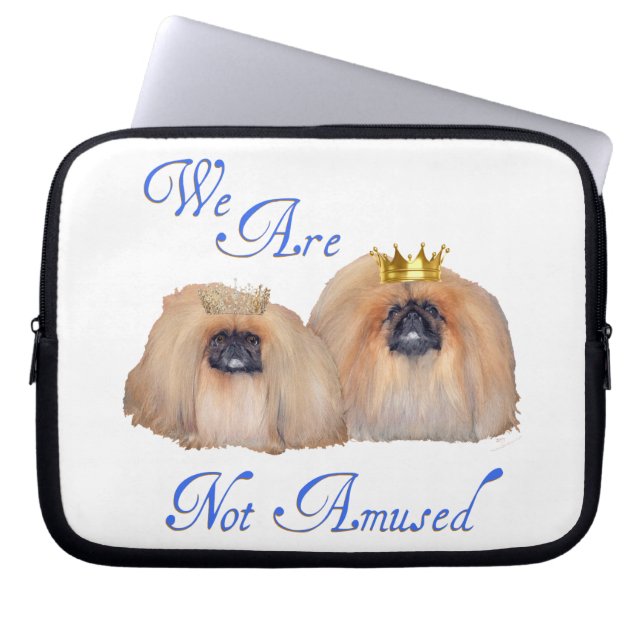 Pekingese sind nicht verwirrt laptopschutzhülle (Vorderseite)