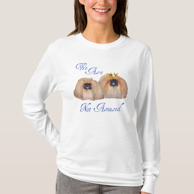 Pekingese sind nicht verwirrt T-Shirt (Vorderseite)