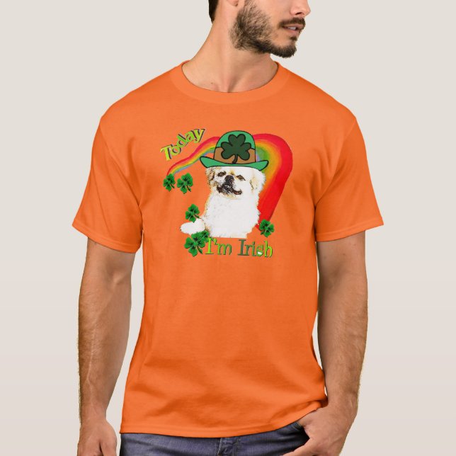 Pekingese St. Patrick's Day T-Shirt (Vorderseite)