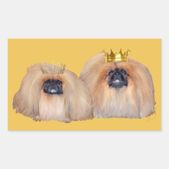 Pekingese Stickers (Vorderseite)
