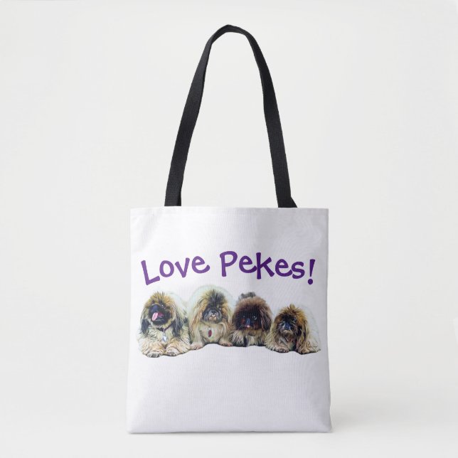 Pekingese Tasche inklusive Peke-Ends! (Vorderseite)