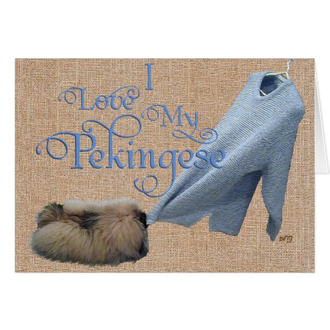 Pekingese Tug-O-Krieg (Vorderseite (Horizontal))