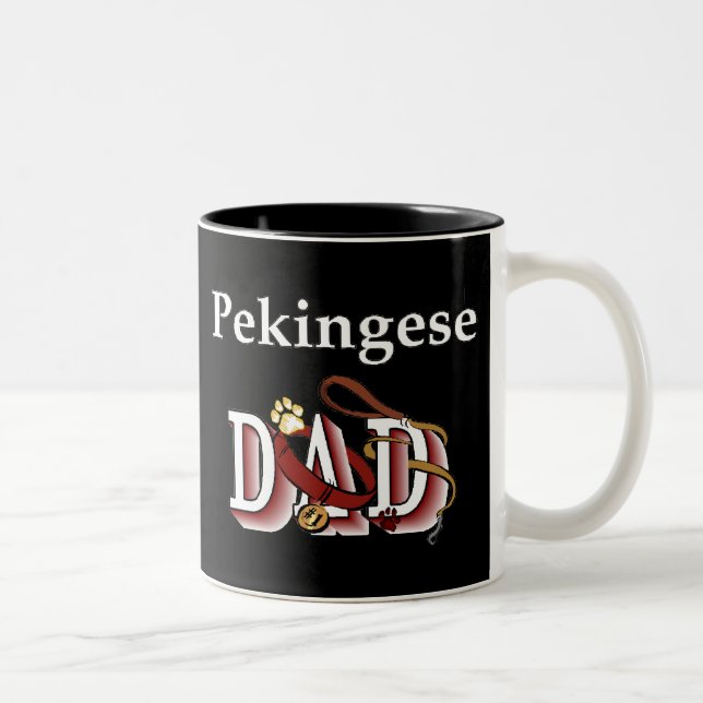 Pekingese Vater Tasse (Rechts)