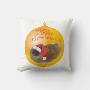 Pekingese Weihnachten Kissen