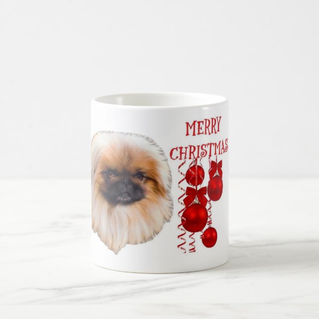 Pekingese WeihnachtenCoffe Tassen-Schale Tasse (Mittel)