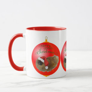 Pekingese Weihnachtsdekoration Tasse
