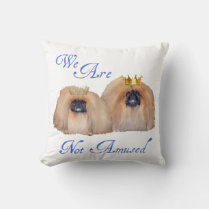 Pekingesen sind nicht amüsiert kissen