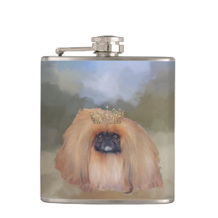 Pekingeser Königlich Flachmann