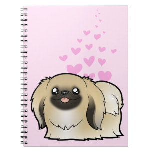 Pekingeser Liebe (Show-Ausschnitt) Notizblock