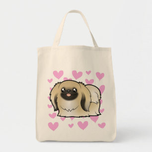 Pekingeser Liebe (Show-Ausschnitt) Tragetasche