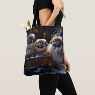 Pekingeser Weihnachtsfestzeit
