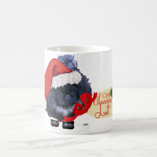 Pekingeser Welpe Weihnachten Kaffeetasse