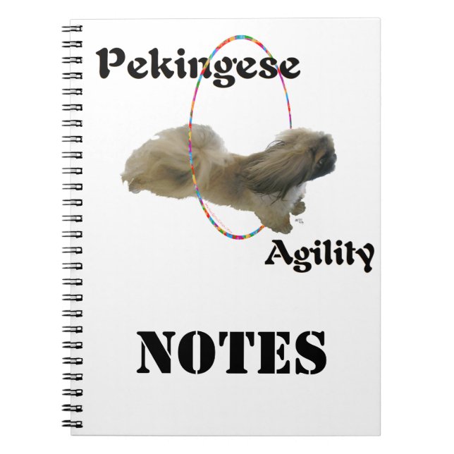 Pekingisches Agility Notizblock (Vorderseite)