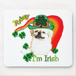 Pekingnese St Patricks Mousepad