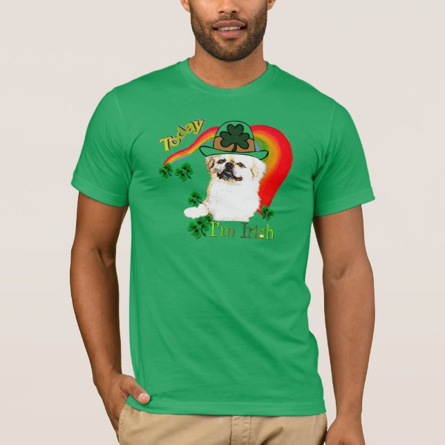 Pekingnese St Patricks T-Shirt (Vorderseite)