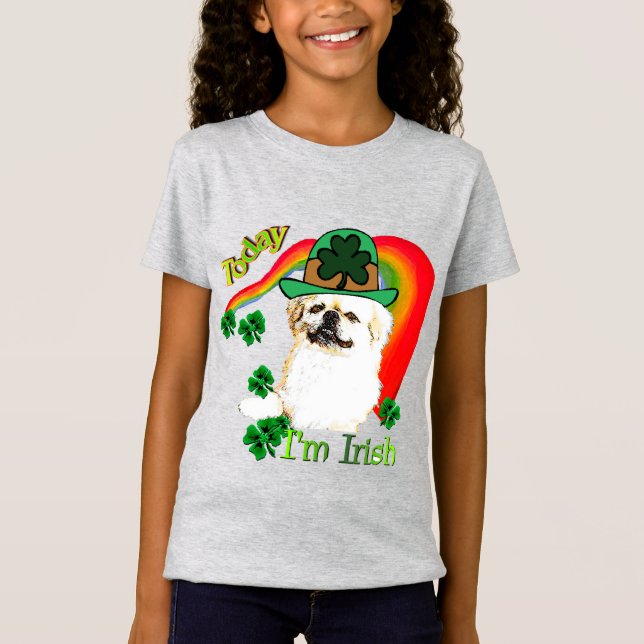 Pekingnese St Patricks T-Shirt (Vorderseite)