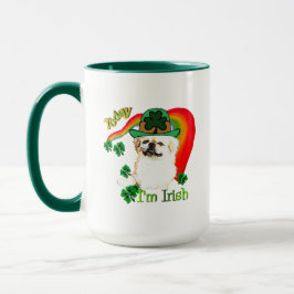 Pekingnese St Patricks Tasse