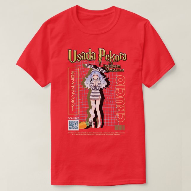 Pekora Der Gefangene von Askaban v2 T-Shirt (Design vorne)