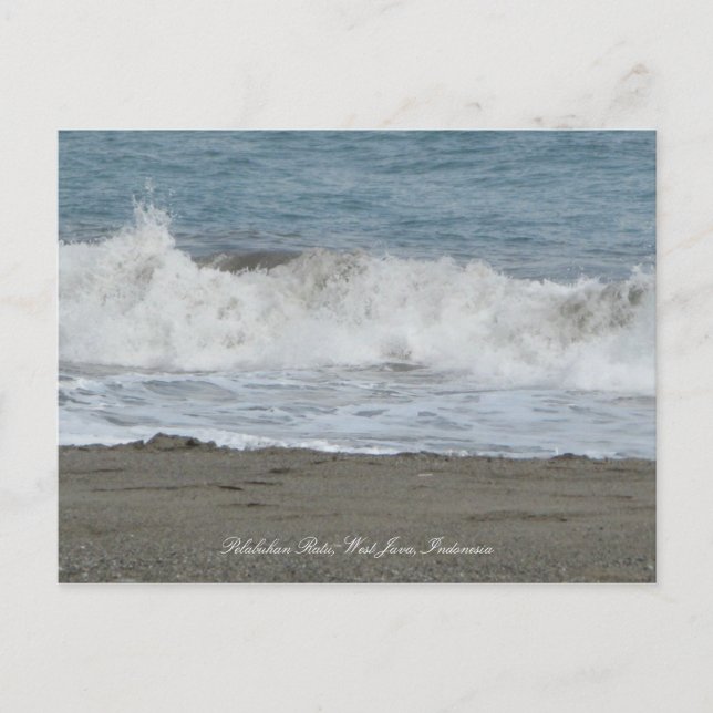 Pelabuhan Ratu, West Java, Indonesien Postkarte (Vorderseite)