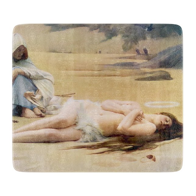 Pelagia und Philammon (Tod eines schönen Heiligen) Schneidebrett (Vorderseite)