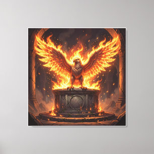 Pelasgischer Altar des flammenden Adlers 0 Leinwanddruck
