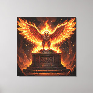 Pelasgischer Altar des flammenden Adlers II Leinwanddruck