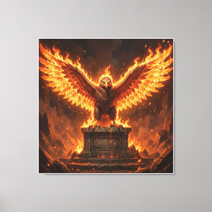 Pelasgischer Altar des flammenden Adlers III Leinwanddruck